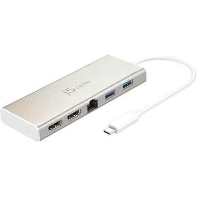 j5create USB Type-C Dual HDMI Mini Dock (with Ethernet and PD) j5create USB Type-C Dual HDMI Mini Dock (with Ethernet and PD)