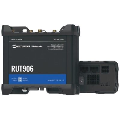 Teltonika RUT906 - wireless router - WWAN - Wi-Fi - 4G 2G 3G - DIN rail mountable wall-mountable surface-mountable - Wireless router N Standard - 80211n Teltonika RUT906 - wireless router - WWAN - Wi-Fi - 4G 2G 3G - DIN rail mountable wall-mountable surface-mountable - Wireless router N Standard - 80211n