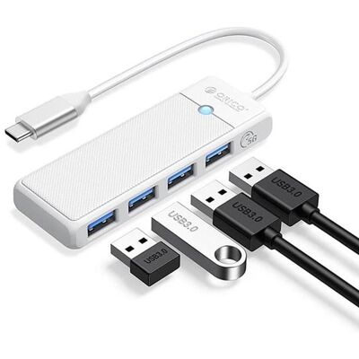ORICO PAPW4A-C3 USB Hub 4-port 4x USB-A 3.0 0.15 m - white USB-Hubs - USB 3.0 - 4 - Weiß ORICO PAPW4A-C3 USB Hub 4-port 4x USB-A 3.0 0.15 m - white USB-Hubs - USB 3.0 - 4 - Weiß