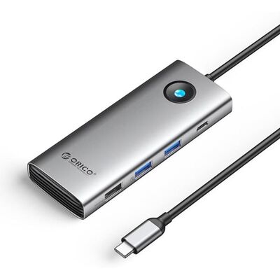ORICO PW11 8in1 USB-C Docking Station 2x USB-A 30 1x USB-A 20 1x USB-C 30 1x USB-C PD 100W 1x HDMI 4K 60Hz 1x VGA 1080P 60Hz 1x RJ45 Gigabit Ethernet - Gray USB-Hubs - USB 30 - 8 Anschlsse - Grau ORICO PW11 8in1 USB-C Docking Station 2x USB-A 30 1x USB-A 20 1x USB-C 30 1x USB-C PD 100W 1x HDMI 4K 60Hz 1x VGA 1080P 60Hz 1x RJ45 Gigabit Ethernet - Gray USB-Hubs - USB 30 - 8 Anschlsse - Grau