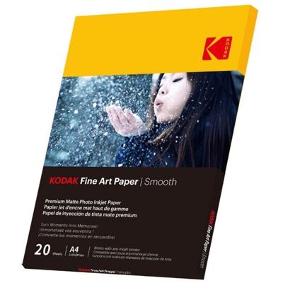 KODAK 21x29.7cm Matte Smooth Photo Paper 230g/m² 20 Sheets KODAK 21x29.7cm Matte Smooth Photo Paper 230g/m² 20 Sheets