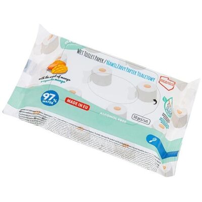 Akuku Wet toilet paperwipes 50 pcs Akuku Wet toilet paperwipes 50 pcs