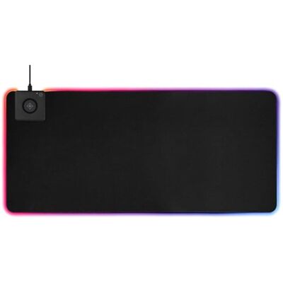 Deltaco Gaming RGB Mauspad mit kabellosem Laden 10W - Schwarz Deltaco Gaming RGB Mauspad mit kabellosem Laden 10W - Schwarz