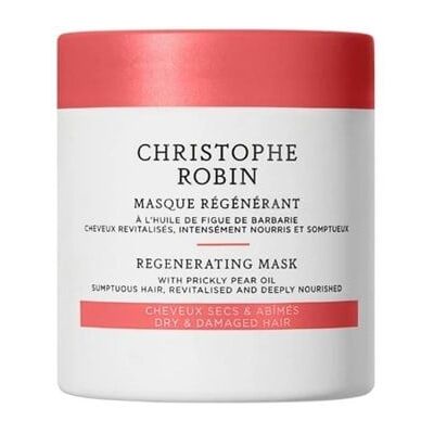 Christophe Robin - Regenerating Prickly Pear Oil Hair Treatment Cream Mask For Revitalizing 100 ml Christophe Robin - Regenerating Prickly Pear Oil Hair Treatment Cream Mask For Revitalizing 100 ml