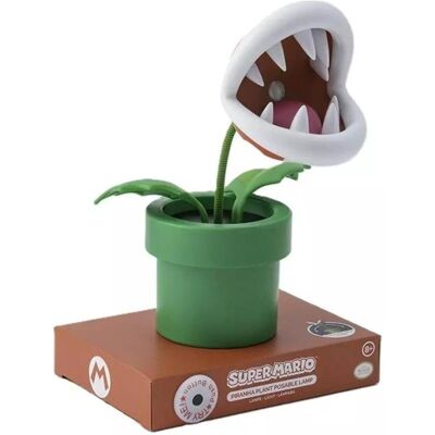 Paladone Super Mario Piranha Pflanzenlampe - Offiziell Lizenzierte Dekorative Lampe Paladone Super Mario Piranha Pflanzenlampe - Offiziell Lizenzierte Dekorative Lampe