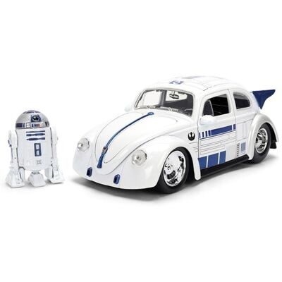 Jada Toys Star Wars R2D2 1959 VW Drag Beetle 124 Jada Toys Star Wars R2D2 1959 VW Drag Beetle 124