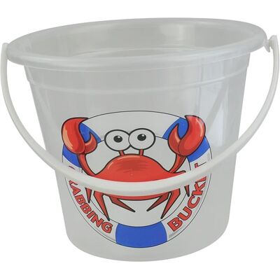 Happy Summer SPRING SUMMER Crab bucket XL 8.5L - H: 23.5cm Happy Summer SPRING SUMMER Crab bucket XL 8.5L - H: 23.5cm