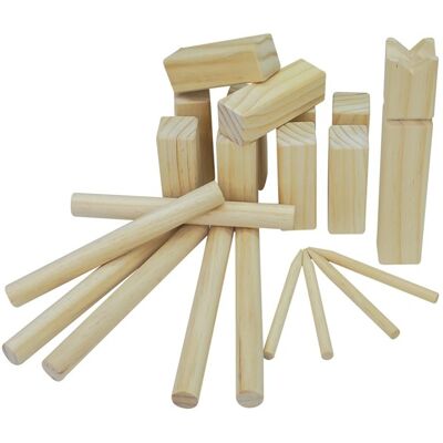 Amo Toys Kubbspiel - Klassisches Outdoor-Spielset Amo Toys Kubbspiel - Klassisches Outdoor-Spielset