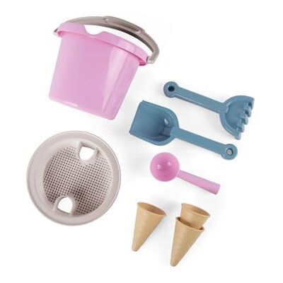 Dantoy Thorbjørn 8-teiliger Sandspielzeugset - Rose Clair Dantoy Thorbjørn 8-teiliger Sandspielzeugset - Rose Clair
