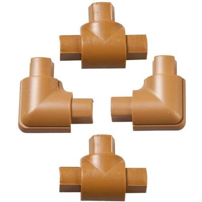 D-LINE Adapter Kit 16x8mm 4 Pieces Oak Colored D-LINE Adapter Kit 16x8mm 4 Pieces Oak Colored
