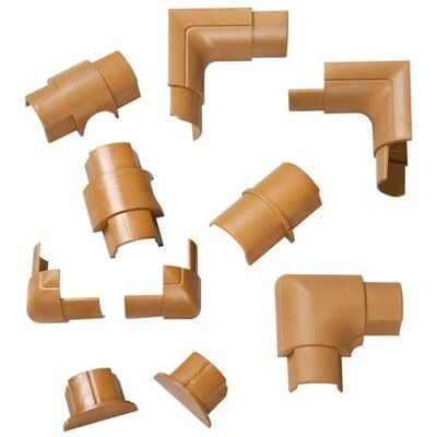 Dline D-LINE Zubehörset - 30x15 Eiche - Kabelmanagement Dline D-LINE Zubehörset - 30x15 Eiche - Kabelmanagement