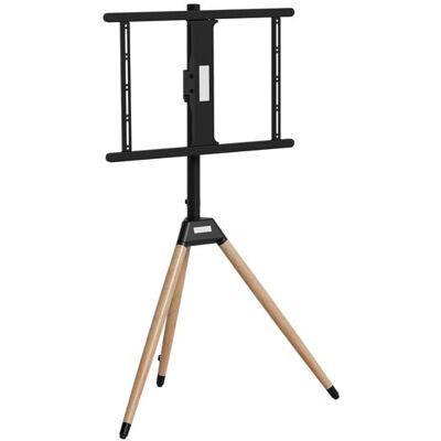 Gembird TV-Stativ mit Dreifu 180 Drehfunktion 20 Neigung Passend fr 3275 VESA 200x200600x400 Max 35 kg Schwarz Gembird TV-Stativ mit Dreifu 180 Drehfunktion 20 Neigung Passend fr 3275 VESA 200x200600x400 Max 35 kg Schwarz