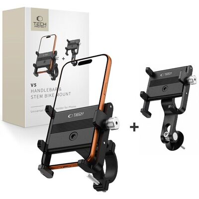 Tech-Protect V5 handlebar mount - black Tech-Protect V5 handlebar mount - black