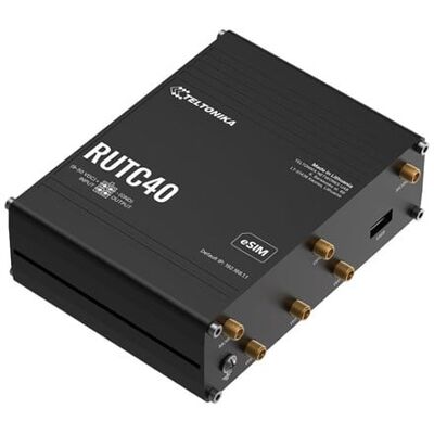 Teltonika RUTC40 - wireless router - WWAN - Wi-Fi 6 - 3G 4G 2G - DIN rail mountable wall-mountable surface-mountable - Wireless router Wi-Fi 6 Teltonika RUTC40 - wireless router - WWAN - Wi-Fi 6 - 3G 4G 2G - DIN rail mountable wall-mountable surface-mountable - Wireless router Wi-Fi 6
