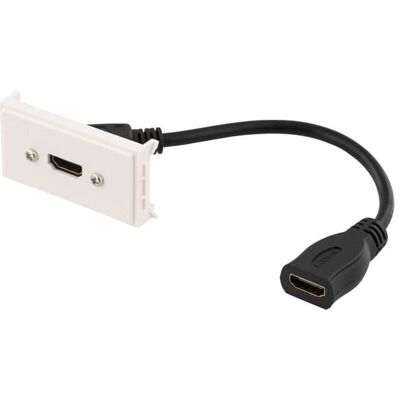 Deltaco VR-315 - Steckdose - HDMI - Weiß - Steckdose/Panel Deltaco VR-315 - Steckdose - HDMI - Weiß - Steckdose/Panel
