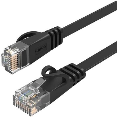 ORICO PUG-C7B CAT7 10Gbps RJ45 Ethernet Network Cable Internet LAN Flat 10m - Black ORICO PUG-C7B CAT7 10Gbps RJ45 Ethernet Network Cable Internet LAN Flat 10m - Black