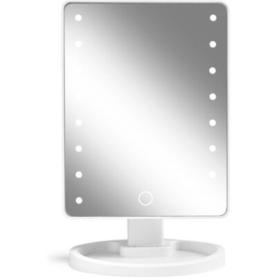 Gillian Jones - Hollywood Mirror with Touch LED Light and USB-C - Compact Gillian Jones - Hollywood Mirror with Touch LED Light and USB-C - Compact