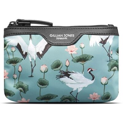 Gillian Jones Makeup-Tasche - Crane Dance Muster & Mehrfarbig Gillian Jones Makeup-Tasche - Crane Dance Muster & Mehrfarbig