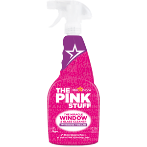 Stardrops Pink Stuff Fensterreiniger & Rosenessig 750ml - Pack 12 Stardrops Pink Stuff Fensterreiniger & Rosenessig 750ml - Pack 12