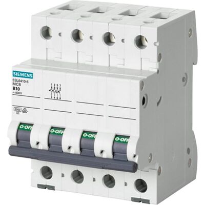 Siemens Siemens 5SL6632-7 Leitungsschutzschalter - 32A, 400V, 6kA, 3+N, C Typ Siemens Siemens 5SL6632-7 Leitungsschutzschalter - 32A, 400V, 6kA, 3+N, C Typ