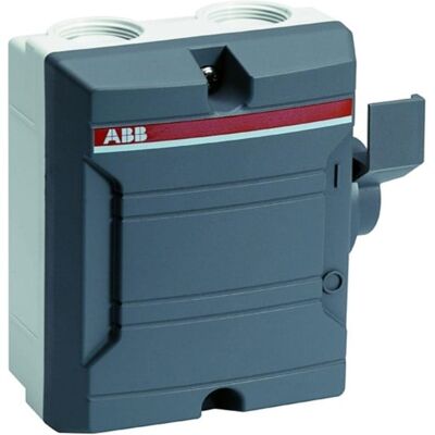 ABB BWS316TPN Sicherheitsschalter - 3-polig 16A M25 IP65 Grau ABB BWS316TPN Sicherheitsschalter - 3-polig 16A M25 IP65 Grau