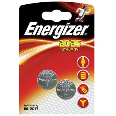 Energizer battery - 2 x CR2025 - Li Energizer battery - 2 x CR2025 - Li