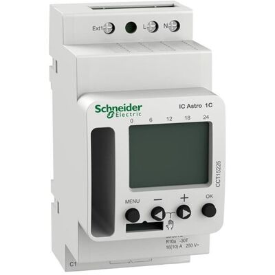 Schneider Electric CCT15225 Programmierbarer Dämmerungsschalter - Lichtsteuerung Schneider Electric CCT15225 Programmierbarer Dämmerungsschalter - Lichtsteuerung