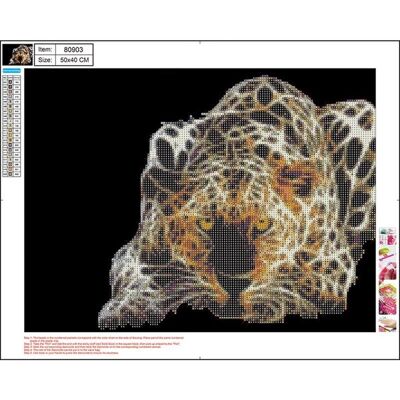 CENTRUM Diamond Painting 40*50cm. LEOPARD CENTRUM Diamond Painting 40*50cm. LEOPARD