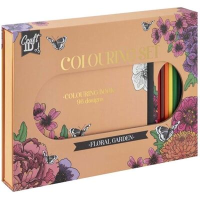 Grafix Malset Blumen mit 10 Buntstiften - Malset Grafix Malset Blumen mit 10 Buntstiften - Malset