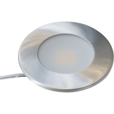 Nordtronic Alina Kabinetbelysning - 350mA 2,2W 2700K Børstet alu Nordtronic Alina Kabinetbelysning - 350mA 2,2W 2700K Børstet alu