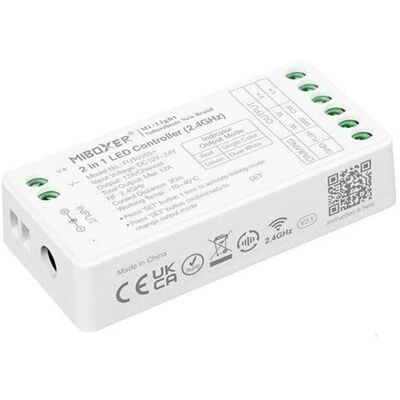 Miboxer LED Controller - 2-in-1 - CCT - DC1224V - 24GHz RF Miboxer LED Controller - 2-in-1 - CCT - DC1224V - 24GHz RF
