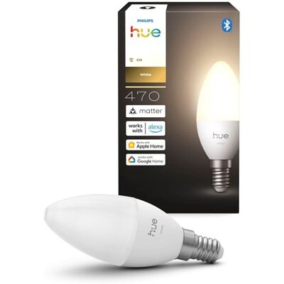 Philips Hue B39 Candle - E14 bulb - White - 1-pack Philips Hue B39 Candle - E14 bulb - White - 1-pack