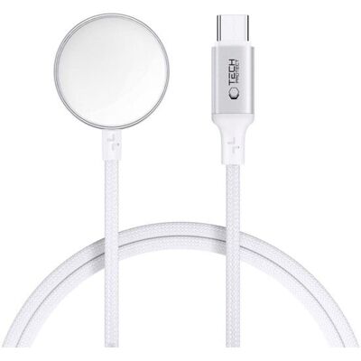 Tech-Protect UltraBoost USB-C Inductive Charger for Apple Watch 1m - White Tech-Protect UltraBoost USB-C Inductive Charger for Apple Watch 1m - White