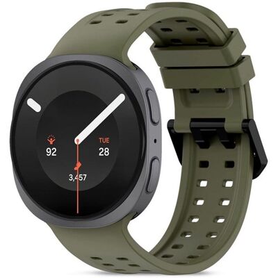 Tech-Protect Silicone Air Strap for Samsung Galaxy Watch 89 - 404446mm - Olive Tech-Protect Silicone Air Strap for Samsung Galaxy Watch 89 - 404446mm - Olive