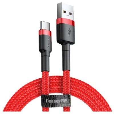Baseus Cafule cable USB-C 3A 1m (Red) Baseus Cafule cable USB-C 3A 1m (Red)
