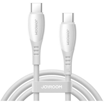 Joyroom S-A59 Vibrant Series 60W USB-C - USB-C Cable 1.2m - White Joyroom S-A59 Vibrant Series 60W USB-C - USB-C Cable 1.2m - White