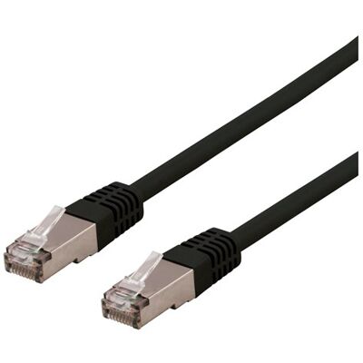 Deltaco Modell STP-625SAU Abschirmtes Netzwerkkabel - 25m - Schwarz Deltaco Modell STP-625SAU Abschirmtes Netzwerkkabel - 25m - Schwarz