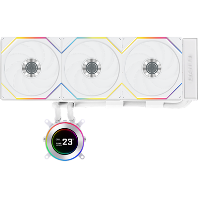 Lian Li Hydroshift II LCD-C 360TL Wireless White - CPU-Wasserkühlung - Max 28 dBA Lian Li Hydroshift II LCD-C 360TL Wireless White - CPU-Wasserkühlung - Max 28 dBA