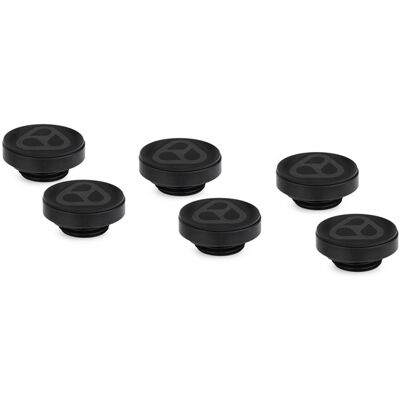 Thermal Grizzly DeltaMate Plug - Black (6-Pack) Thermal Grizzly DeltaMate Plug - Black (6-Pack)