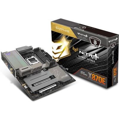 Sapphire NITRO+ X870EA PhantomLink Mainboard - AMD X870E - AMD AM5 - DDR5 RAM - ATX Sapphire NITRO+ X870EA PhantomLink Mainboard - AMD X870E - AMD AM5 - DDR5 RAM - ATX