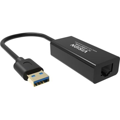 Vision TC-USBETH/BL USB RJ45 Ethernet Adaptor Vision TC-USBETH/BL USB RJ45 Ethernet Adaptor