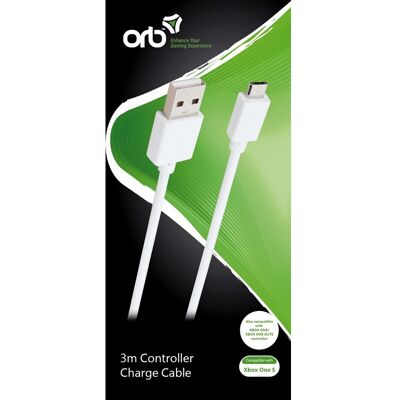 Orb XBox One 3M Charge Cable - Wired Controller Ladekabel - Microsoft Xbox One Orb XBox One 3M Charge Cable - Wired Controller Ladekabel - Microsoft Xbox One