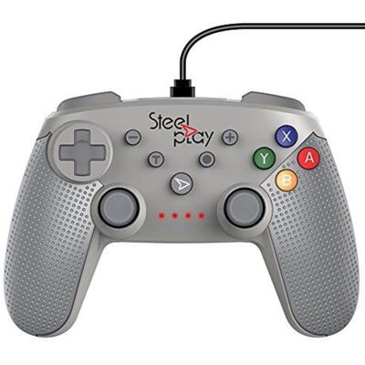 Steelplay Wired Controller - SNES Grey - Wired Controller - Nintendo Switch Steelplay Wired Controller - SNES Grey - Wired Controller - Nintendo Switch
