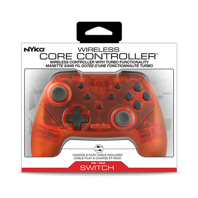 Nyko Wireless Core Controller (Red) for Nintendo Switch - Wired Controller - Android Nyko Wireless Core Controller (Red) for Nintendo Switch - Wired Controller - Android