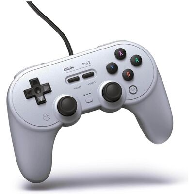 8BitDo Pro2 Wired Gamepad for Switch and Windows - Grey - Wired Controller - Nintendo Switch 8BitDo Pro2 Wired Gamepad for Switch and Windows - Grey - Wired Controller - Nintendo Switch