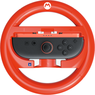 HORI Mario Kart Racing Wheel - Switch 1 & 2 - Mario - Wireless HORI Mario Kart Racing Wheel - Switch 1 & 2 - Mario - Wireless