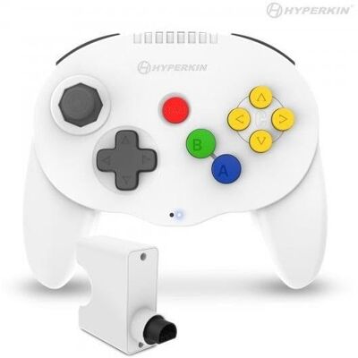 Hyperkin Admiral Premium (White) - Wireless Controller - Nintendo 64 Hyperkin Admiral Premium (White) - Wireless Controller - Nintendo 64