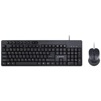 Gembird KBS-UM-04 - keyboard and mouse set - US - black - Tastatur & Maus Set - Englisch (US) - Schwarz Gembird KBS-UM-04 - keyboard and mouse set - US - black - Tastatur & Maus Set - Englisch (US) - Schwarz
