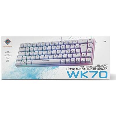 Deltaco GAMING DK240 Mini RGB Membrane Keyboard - Gaming Tastatur - Weiss Deltaco GAMING DK240 Mini RGB Membrane Keyboard - Gaming Tastatur - Weiss