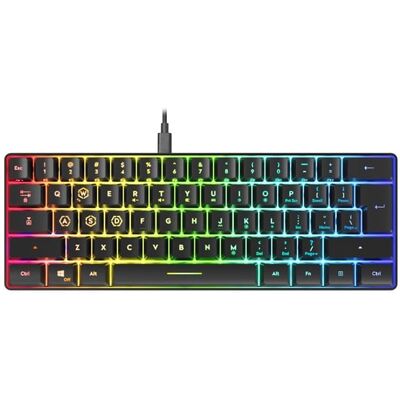Speed-Link LETOS RGB 60% Gaming Keyboard - Black - US Layout Speed-Link LETOS RGB 60% Gaming Keyboard - Black - US Layout